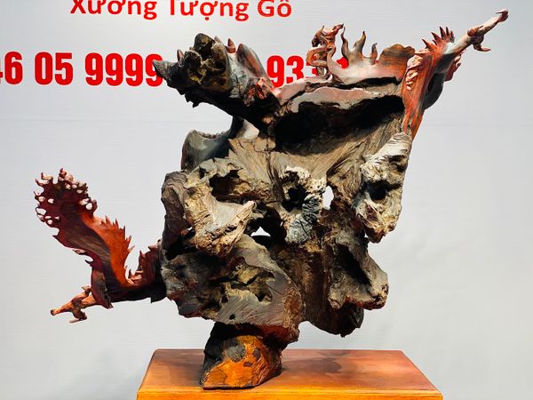 Đạt Ma Hàng Long Gỗ Trắc