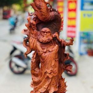 Đạt Ma Hàng Long Ngọc Gỗ Sưa