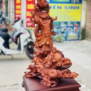 Đạt Ma Hàng Long Ngọc Gỗ Sưa