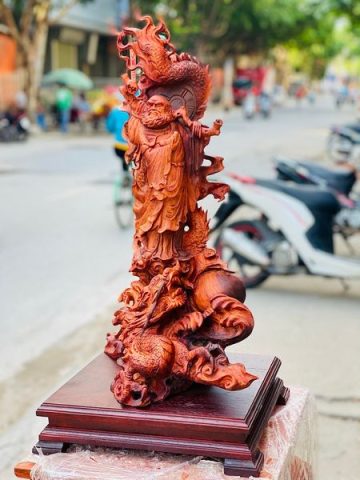 Đạt Ma Hàng Long Ngọc Gỗ Sưa