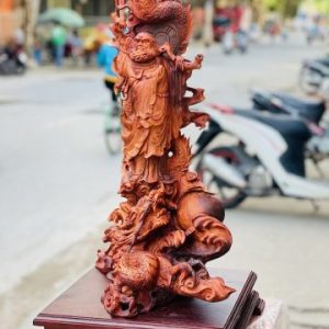 Đạt Ma Hàng Long Ngọc Gỗ Sưa