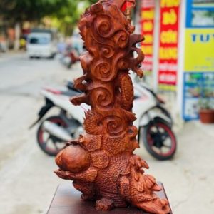 Đạt Ma Hàng Long Ngọc Gỗ Sưa