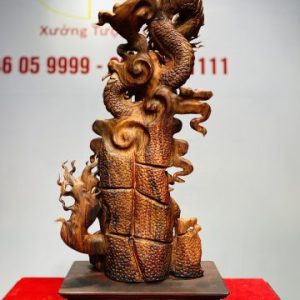Đạt Ma Hàng Long Ngọc Gỗ Sưa