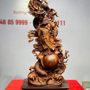 Đạt Ma Hàng Long Ngọc Gỗ Sưa