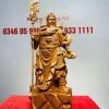 Quan Công Chống Đao Gỗ Hương