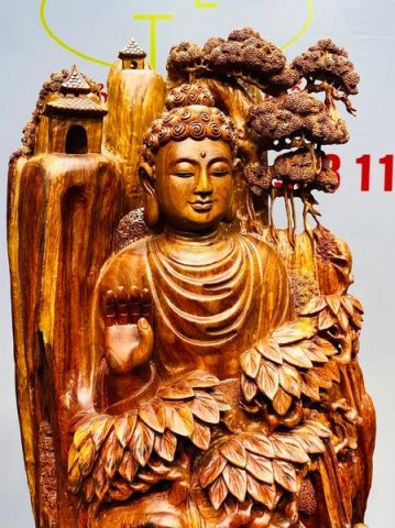 Nhất Tâm Bái Phật Gỗ Hương