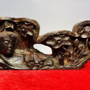 Nhất Tâm Bái Phật Hoa Sen Gỗ Trắc