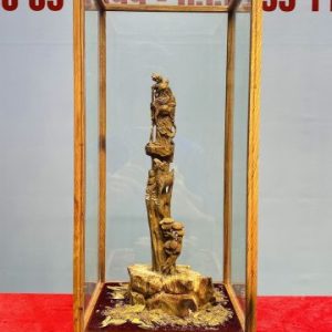 Ông Thọ Nhất Tiểu Hươu Sao Cây Tùng Gỗ Hoàng Đàn