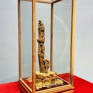 Ông Thọ Nhất Tiểu Hươu Sao Cây Tùng Gỗ Hoàng Đàn