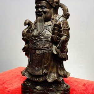 Thần Tài Gỗ Trắc