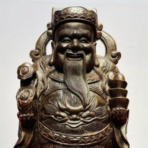 Thần Tài Gỗ Trắc