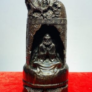 Đạt Ma Thiền Trong Chuông Gỗ Trắc
