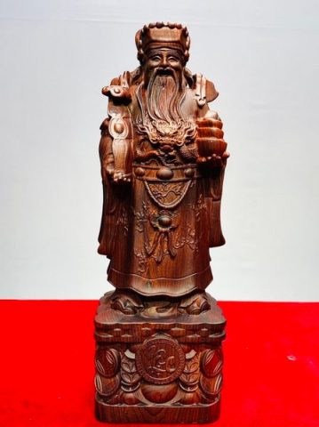 Tam Đa Phúc Lộc Thọ Gỗ Cẩm
