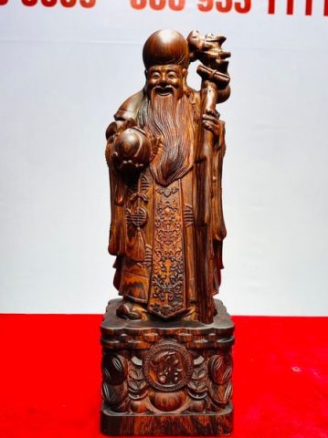 Tam Đa Phúc Lộc Thọ Gỗ Cẩm