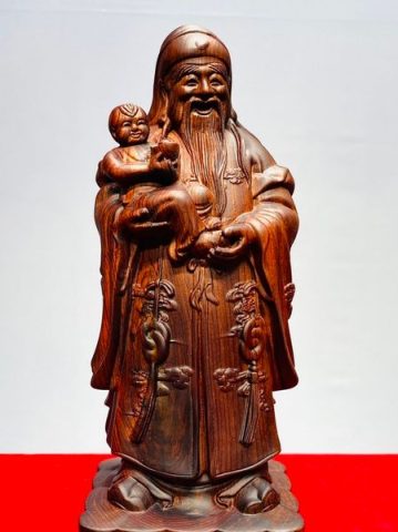 Tam Đa Phúc Lộc Thọ Gỗ Cẩm