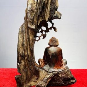 Bồ Đề Đạt Ma Ngồi Thiền Gỗ Trắc
