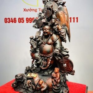 Di Lạc Ngũ Tiểu Vạn Sự Như Ý Gỗ Trắc