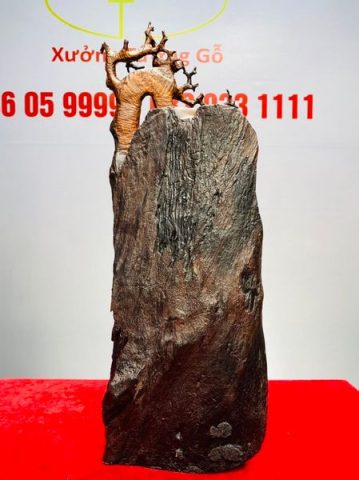 Bồ Đề Đạt Ma Về Tây Thiên Gỗ Trắc