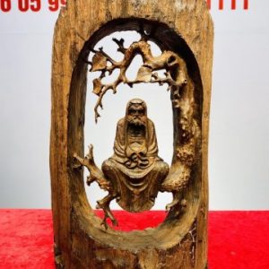 Đạt Ma Ngồi Thiền Gỗ Trắc