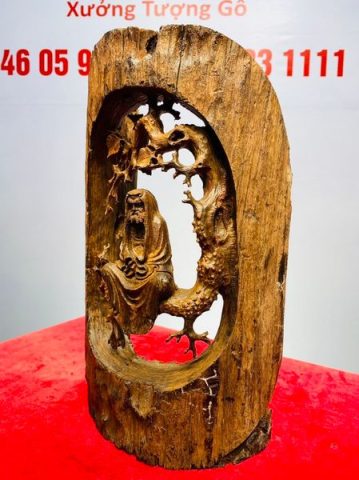 Đạt Ma Ngồi Thiền Gỗ Trắc