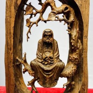 Đạt Ma Ngồi Thiền Gỗ Trắc