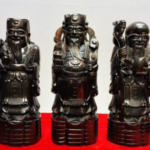 Tam Đa Phúc Lộc Thọ Gỗ Trắc