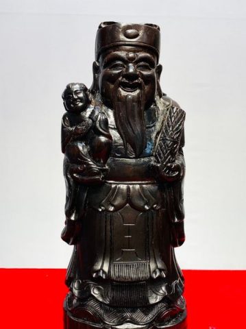 Tam Đa Phúc Lộc Thọ Gỗ Trắc
