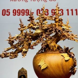 Bình Mai Gỗ Hương