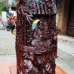Đạt Ma Khất Thực Gỗ Tử Đàn