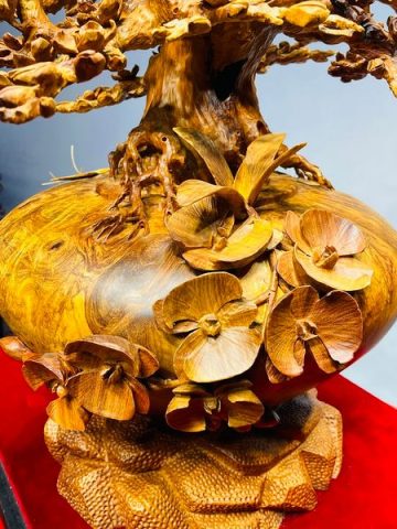 Bình Mai Gỗ Nu Hương