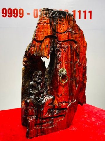 Đạt Ma Ngồi Thiền Gỗ Trắc