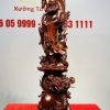 Đạt Ma Khất Thực Đứng Rồng Nhất Ngọc Gỗ Tử Đàn