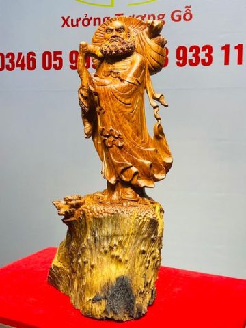 Đạt Ma Sư Tổ Gỗ Hương