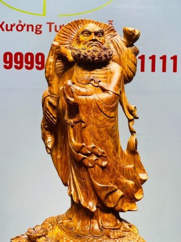 Đạt Ma Sư Tổ Gỗ Hương