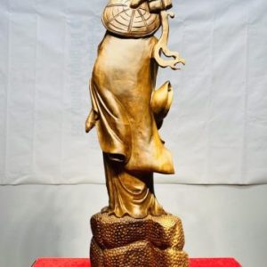 Đạt Ma Khất Thực Gỗ Bách Xanh