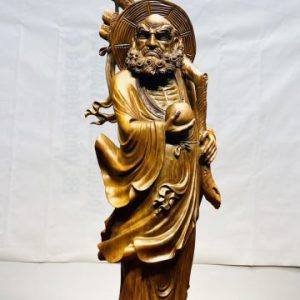 Đạt Ma Khất Thực Gỗ Bách Xanh