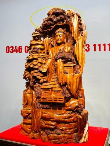 Nhất Tâm Bái Phật Gỗ Hương