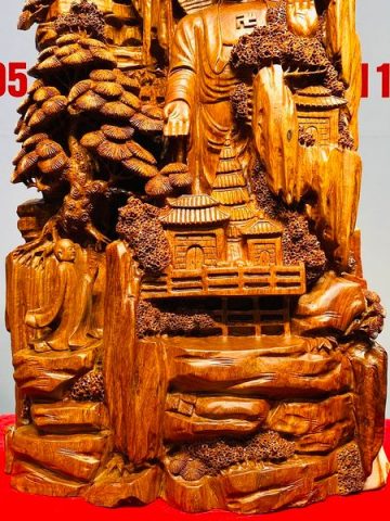 Nhất Tâm Bái Phật Gỗ Hương