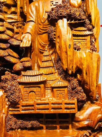 Nhất Tâm Bái Phật Gỗ Hương