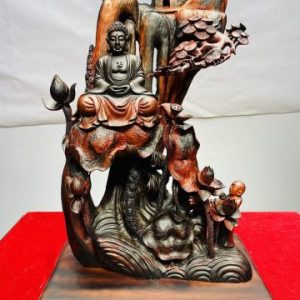 Nhất Tâm Bái Phật Gỗ Trắc
