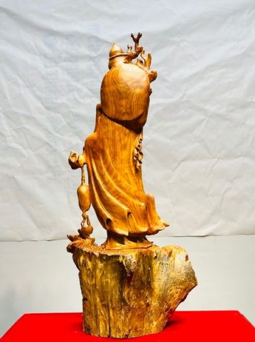Đạt Ma Sư Tổ Khất Thực Gỗ Hương