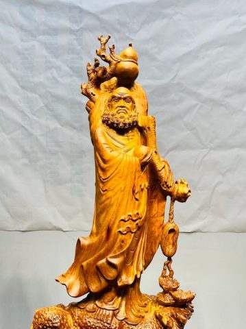 Đạt Ma Sư Tổ Khất Thực Gỗ Hương