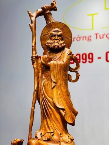 Đạt Ma Khất Thực Nghê Gỗ Hương