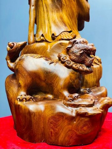 Đạt Ma Khất Thực Nghê Gỗ Hương