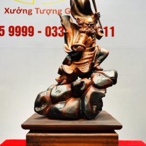 Đạt Ma Múa Võ Gỗ Trắc
