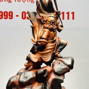 Đạt Ma Múa Võ Gỗ Trắc