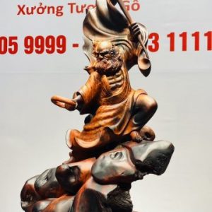 Đạt Ma Múa Võ Gỗ Trắc