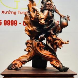 Đạt Ma Múa Võ Gỗ Trắc