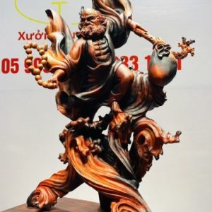 Đạt Ma Múa Võ Gỗ Trắc