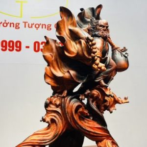 Đạt Ma Múa Võ Gỗ Trắc